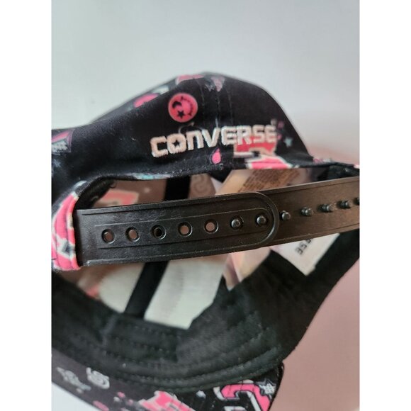 Converse All Star Kids Cap 4-6X Black Pink Adjustable Snapback Hat - Picture 4 of 4